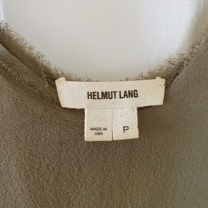 Helmet Lang Sheer Grey Top